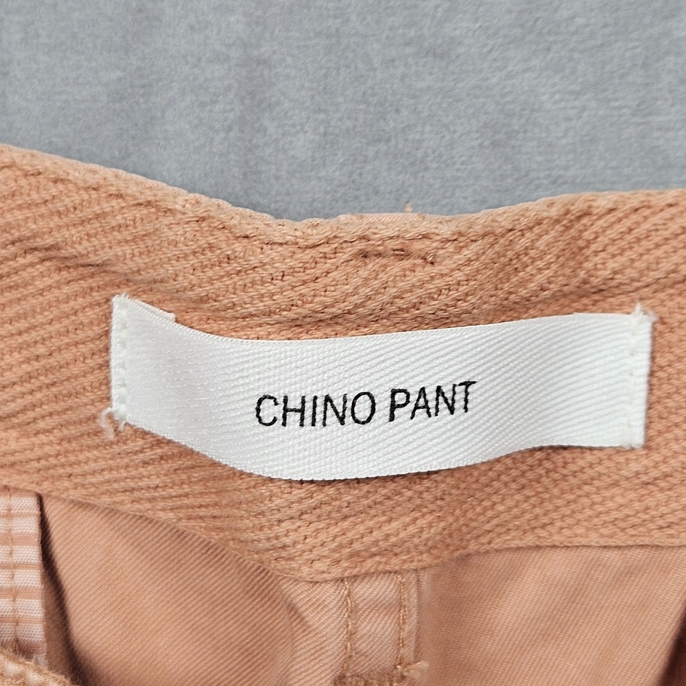Billy Reid Chino‎ Pant Mens 34x33 Orange/Pink Khaki Pima Cotton Office Casual - Picture 3 of 12